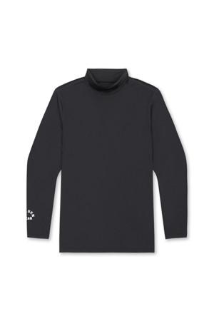 (M) Mock-neck Baselayer			 					 					_BLACK-a