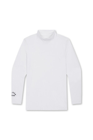 (M) Mock-neck Baselayer			 					 					_WHITE-a