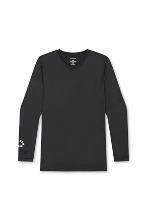 (M) V-neck Baselayer			 					_BLACK-a