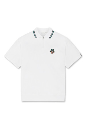 (M) Essential Collar Soft-Touch Sweatshirt				 					 					_WHITE-a