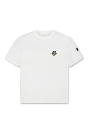 (M) Striped Crew-neck T-shirt_WHITE-a
