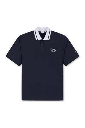 (남성) Magnolia_Contrast colored Polo Collar T-shirt