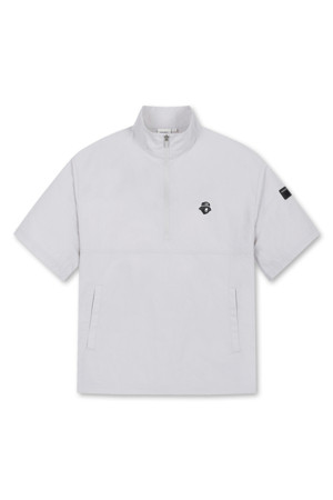 (U) Nylon Stand Collar Anorak