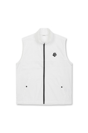 (M) Micro Airdot Zip up Vest_WHITE-a