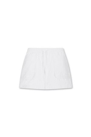 (여성) Magnolia_Mesh Hybrid Pleated Shorts (SET UP)