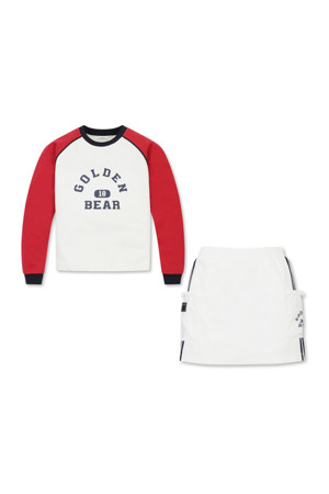 W Color Blocked SweatShirt Set Up
