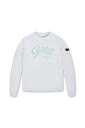 (W) Back Graphic Woven Pullover					 					_GREEN-a