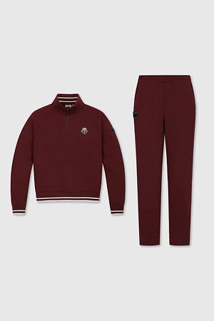 (여성) Double-Faced Half-Zip Pullover Set