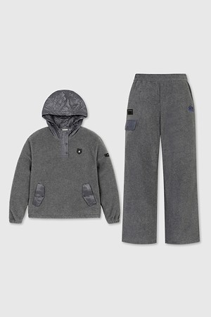 (여성) Woven Hybrid Fleece Hoody Set