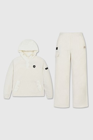 (여성) Woven Hybrid Fleece Hoody Set