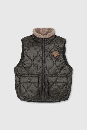 (여성) Back Graphic Quilted Vest
