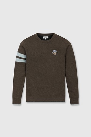 (여성) Back Graphic Crewneck Sweater