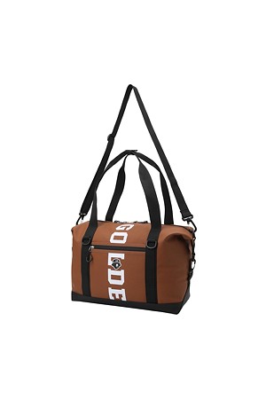 (U) Faux leather Boston Bag