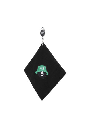 (U) Bucket Bear Square Ball Towel					 					 					