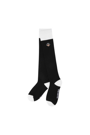 (W) Block Contrast Knee Socks	 					 					