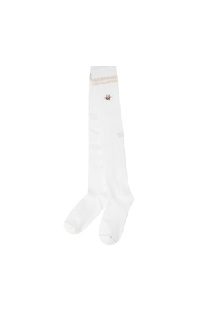 (W) Logo Point Knee-High Socks				 					 					