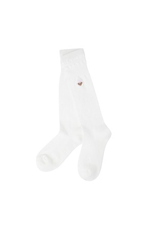 (W) Mesh Stripe Knee Socks					 					 					