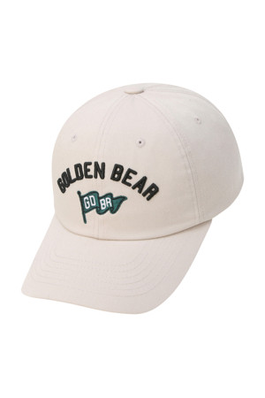 (U) Essential Flag Logo Ball Cap_BEIGE-a