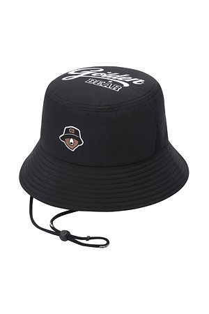 (W) Graphic Bucket Hat_BLACK-a