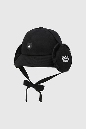 (여성) Detachable Warmer Hat_BLACK-a