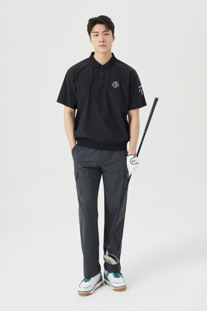 (M) Stretch Nylon String Jogger Pants