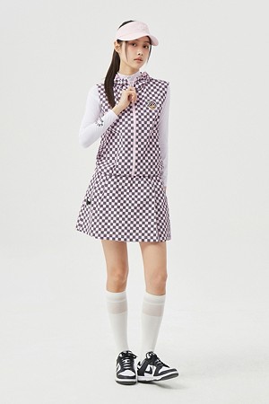 (W) Checkerboard Skirt (SET UP)