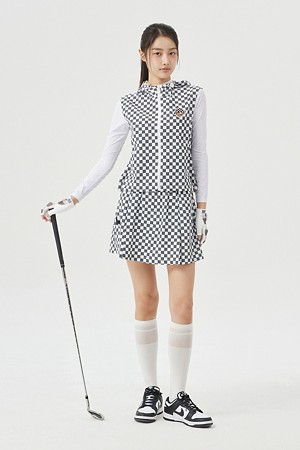 (W) Checkerboard Skirt (SET UP)