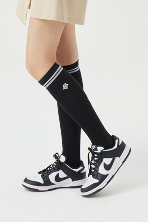 (W) Logo Point Knee-High Socks				 					 					