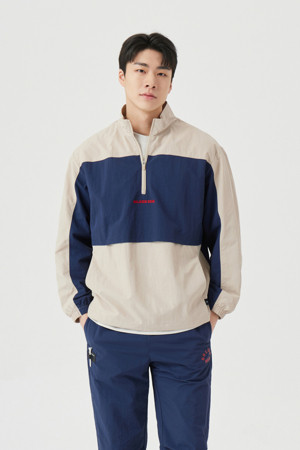 (M) Color Blocked Anorak