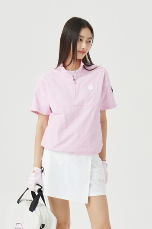 (U) Nylon Stand Collar Anorak