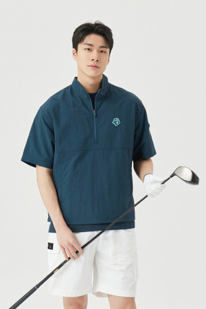 (U) Nylon Stand Collar Anorak