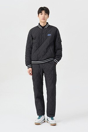(남성) Quilted Cargo Pants_BLACK-a