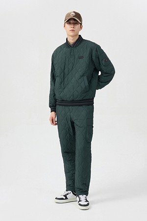 (남성) Quilted Cargo Pants_GREEN-a