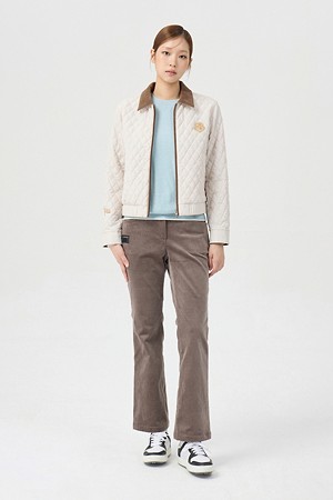 (여성) Corduroy Semi Boots-Cut Pants