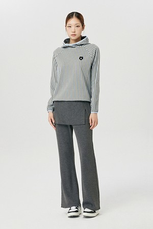 (여성) Wrapped Skirt Jersey Pants (SET UP)
