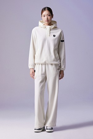 (여성) Fleece Pants (SET UP)_IVORY-a
