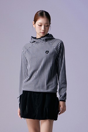 (여성) Check Thermal Quarter-Zip Mid-Layer