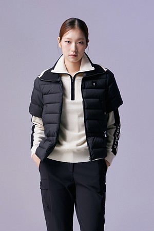 (여성) Quilted Down Half Sleeve Jumper