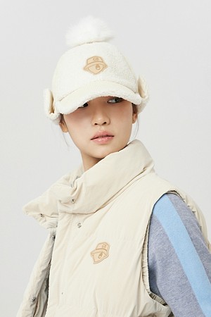 (여성) Corduroy Fleece Hybrid Winter Cap