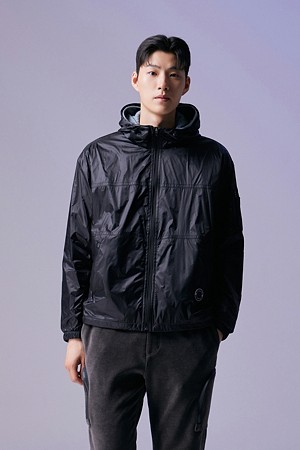 (남성) Ripstop Hood Jumper_BLACK-a