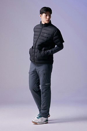 (남성) Padded Straight Pants_GREY-a