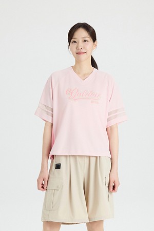 (W) Mesh Short Sleeve T-shirt