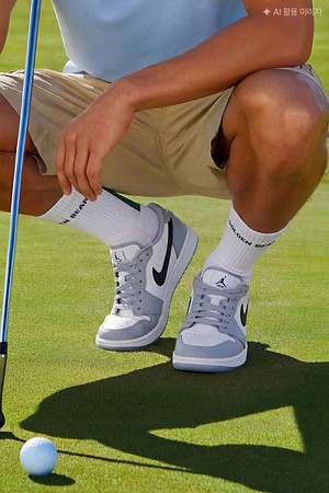 (M) Back line Color Lettering Mid Socks