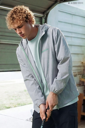 (M) Light-weIght windbreaker_GREY-a