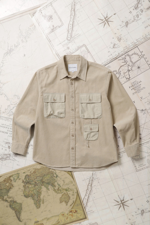 HENRY COTTON'S - 긴팔셔츠 - [Fly Fishing Club] Corduroy Fishing Shirt