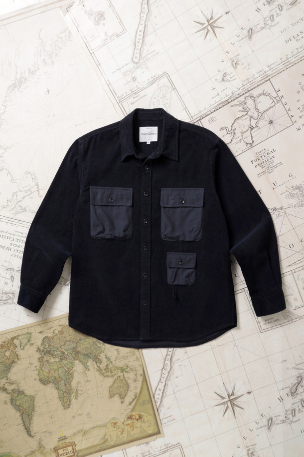 HENRY COTTON'S - 긴팔셔츠 - [Fly Fishing Club] Corduroy Fishing Shirt