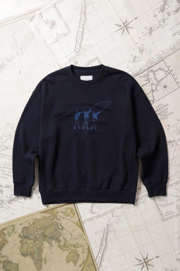 HENRY COTTON'S - 스웨트셔츠 - [Fly Fishing Club] Artwork Sweatshirt