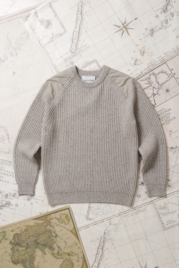 HENRY COTTON'S - 스웨터 - [Fly Fishing Club] Fisherman's crewneck sweater