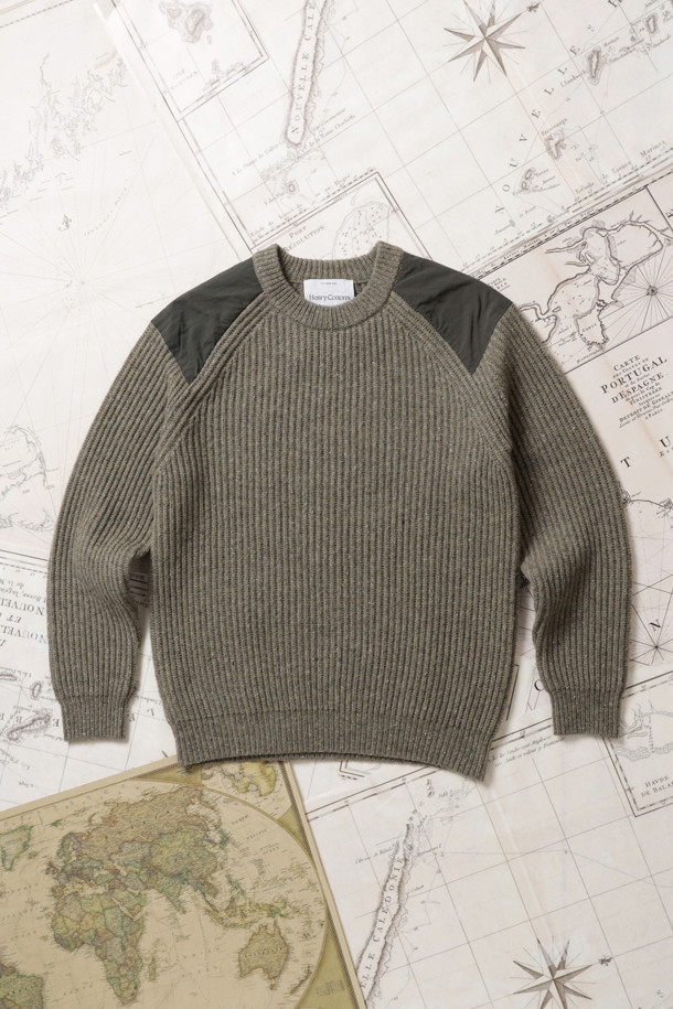 HENRY COTTON'S - 스웨터 - [Fly Fishing Club] Fisherman's crewneck sweater