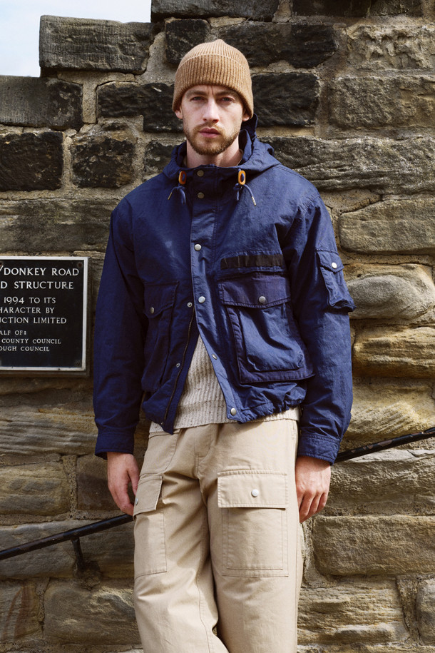 HENRY COTTON'S - 블루종/점퍼 - [Fly Fishing Club] Garment dyed fishing jumper